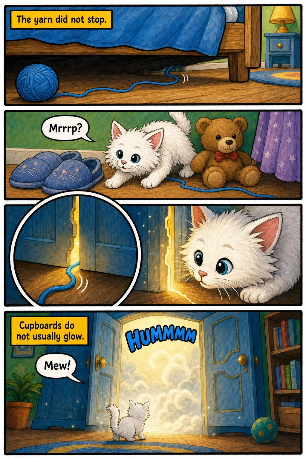 The Lost Kittn page 3: The Cupboard Crack.
