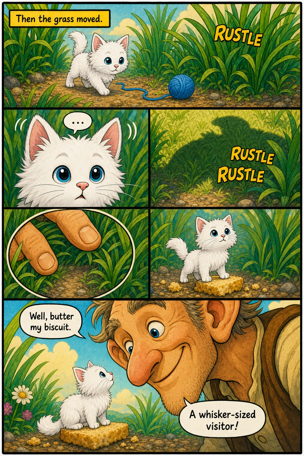 The Lost Kittn page 5: Something Moves the Grass.