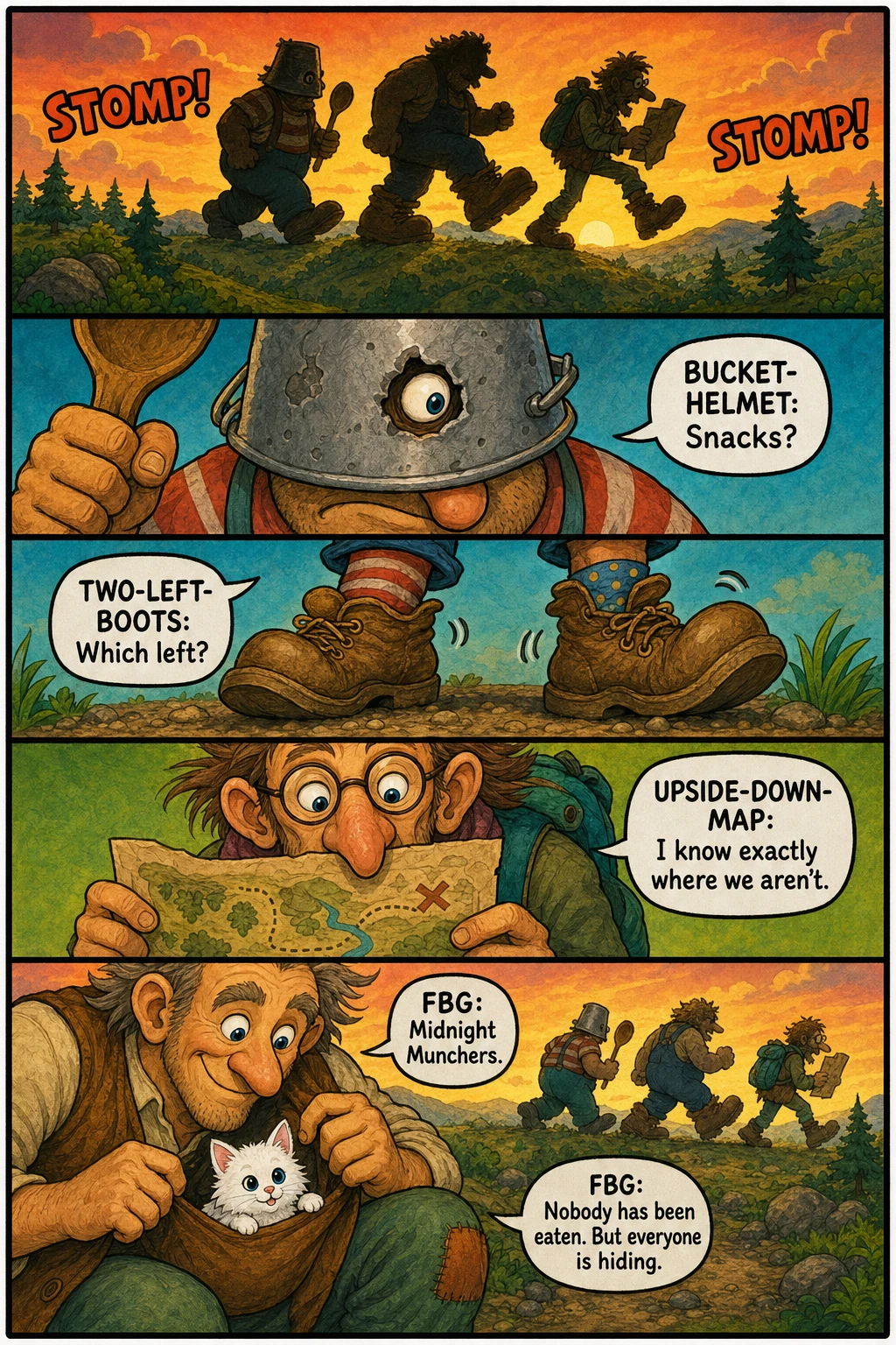 The Lost Kittn page 8: The Midnight Munchers.