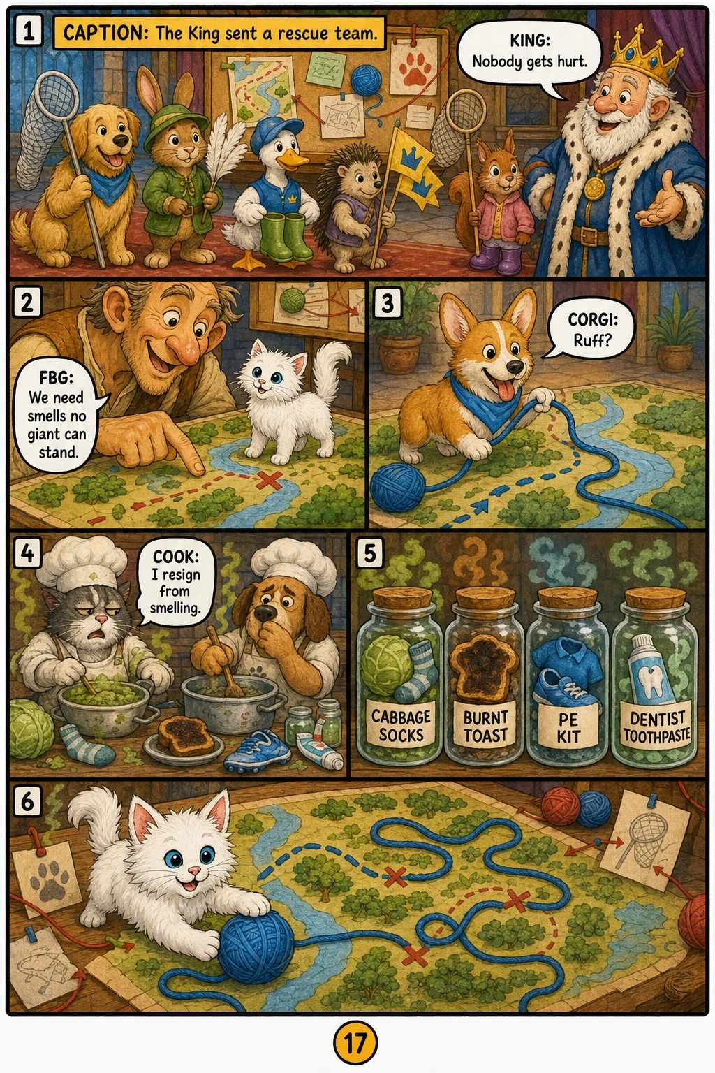 The Lost Kittn page 17: The Smelly Plan.