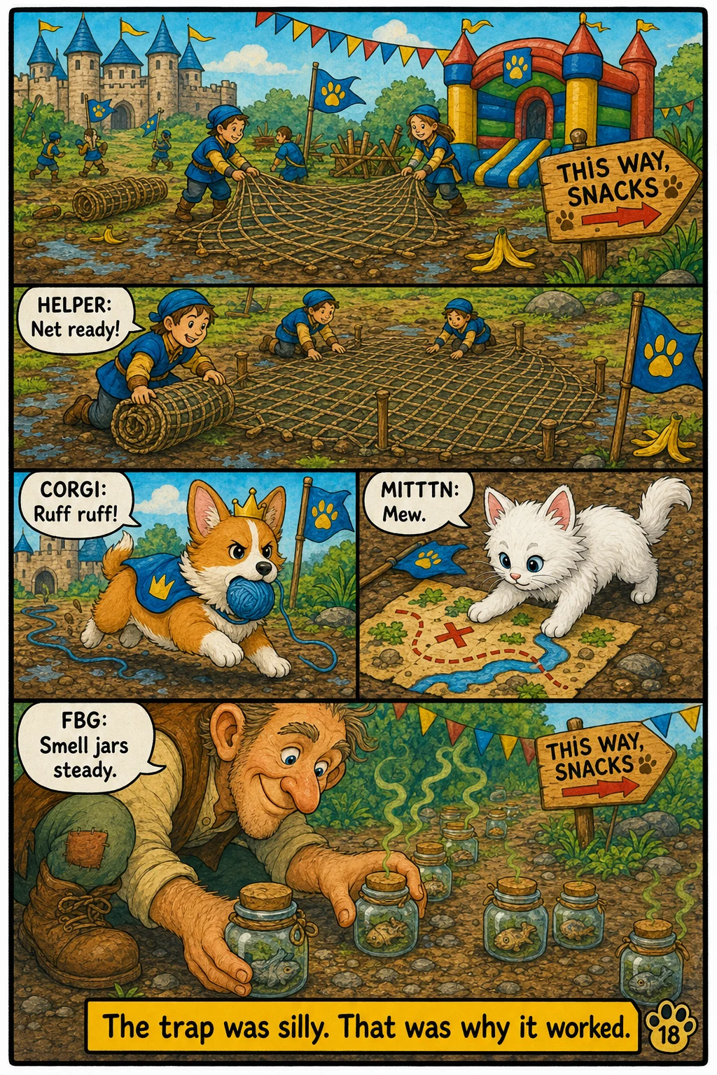 The Lost Kittn page 18: Set the Trap.