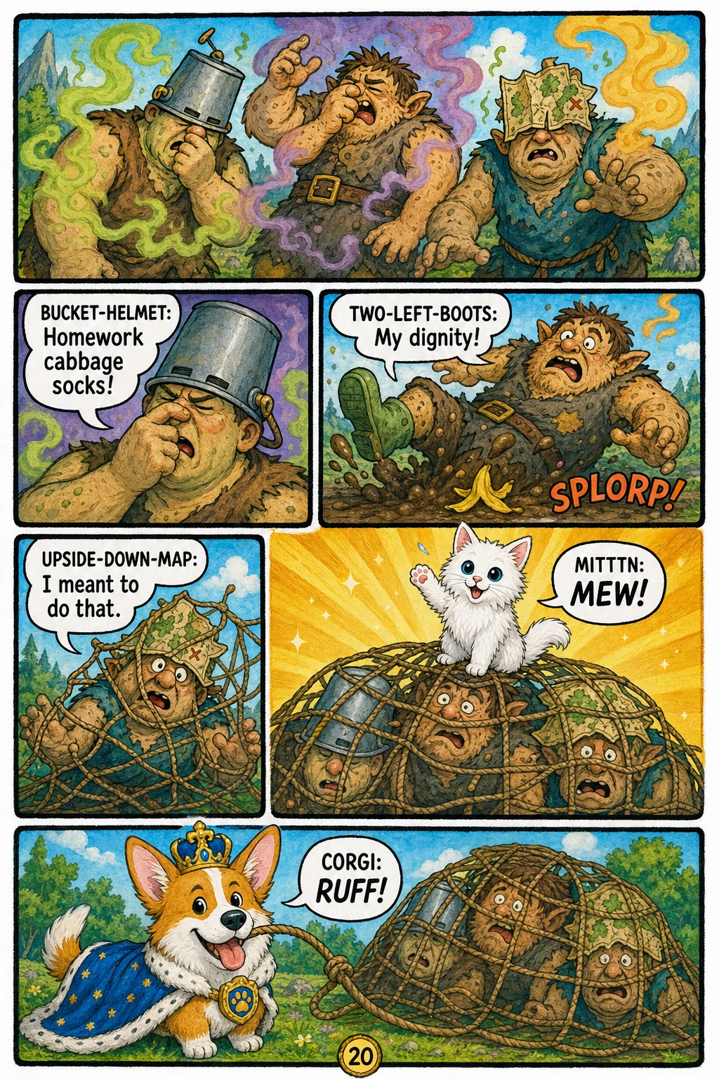 The Lost Kittn page 20: The Bad-Smell Rescue.